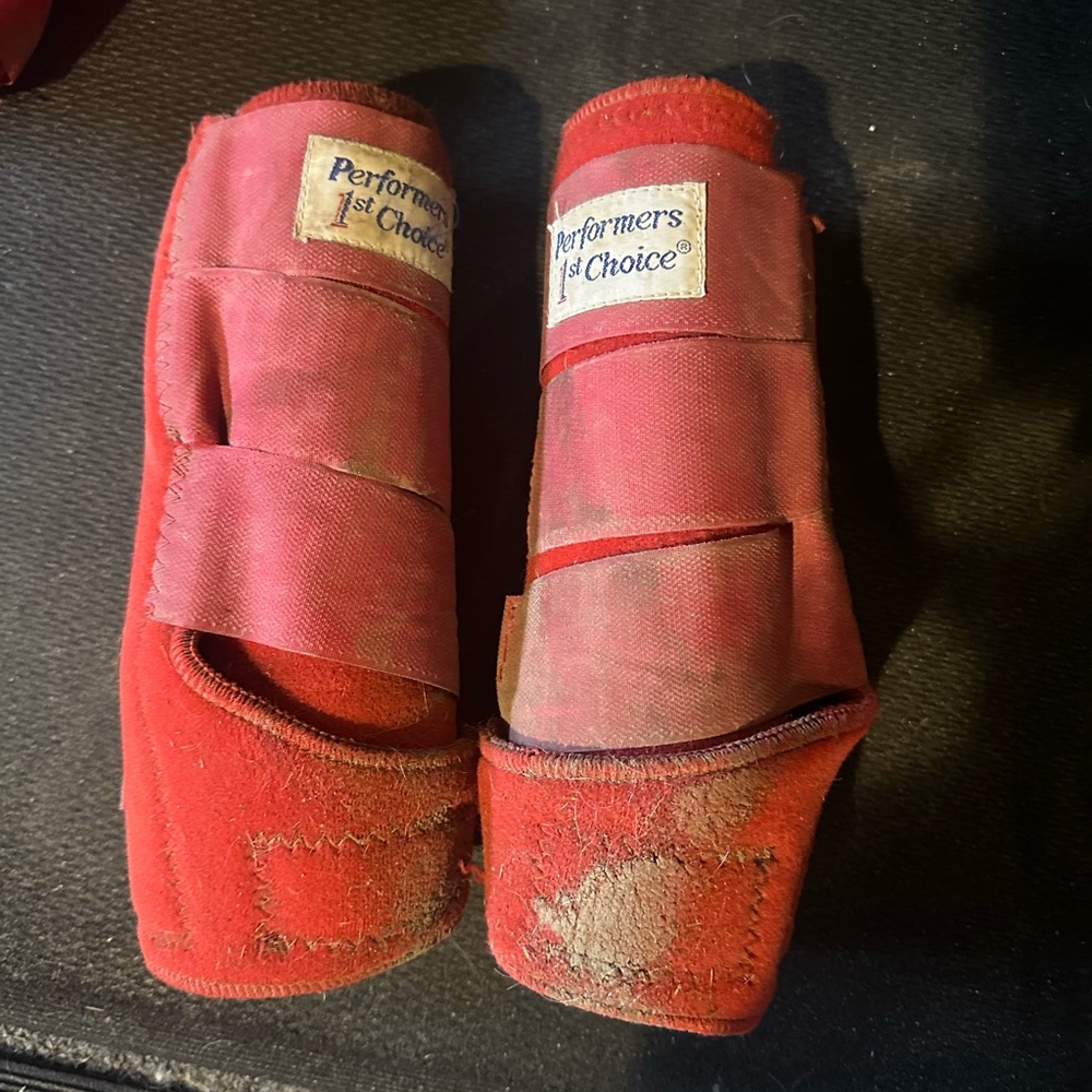 Red Performers 1st Choice Horse Boots